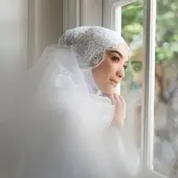 Citra Kirana kenakan baju pengantin (Instagram/citraciki)