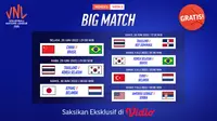 Nonton Link Streaming Big Match Women’s Volleyball Nations League 2022 Live Vidio 29-30 Juni