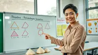 Ciri-Ciri Bangun Belah Ketupat Berikut Pengertian, Sifat, dan Rumus Lengkapnya