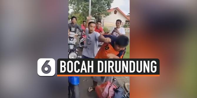 VIDEO: Pukul Penjual Jalangkote Hingga Jatuh, Pelaku Ditangkap Polisi