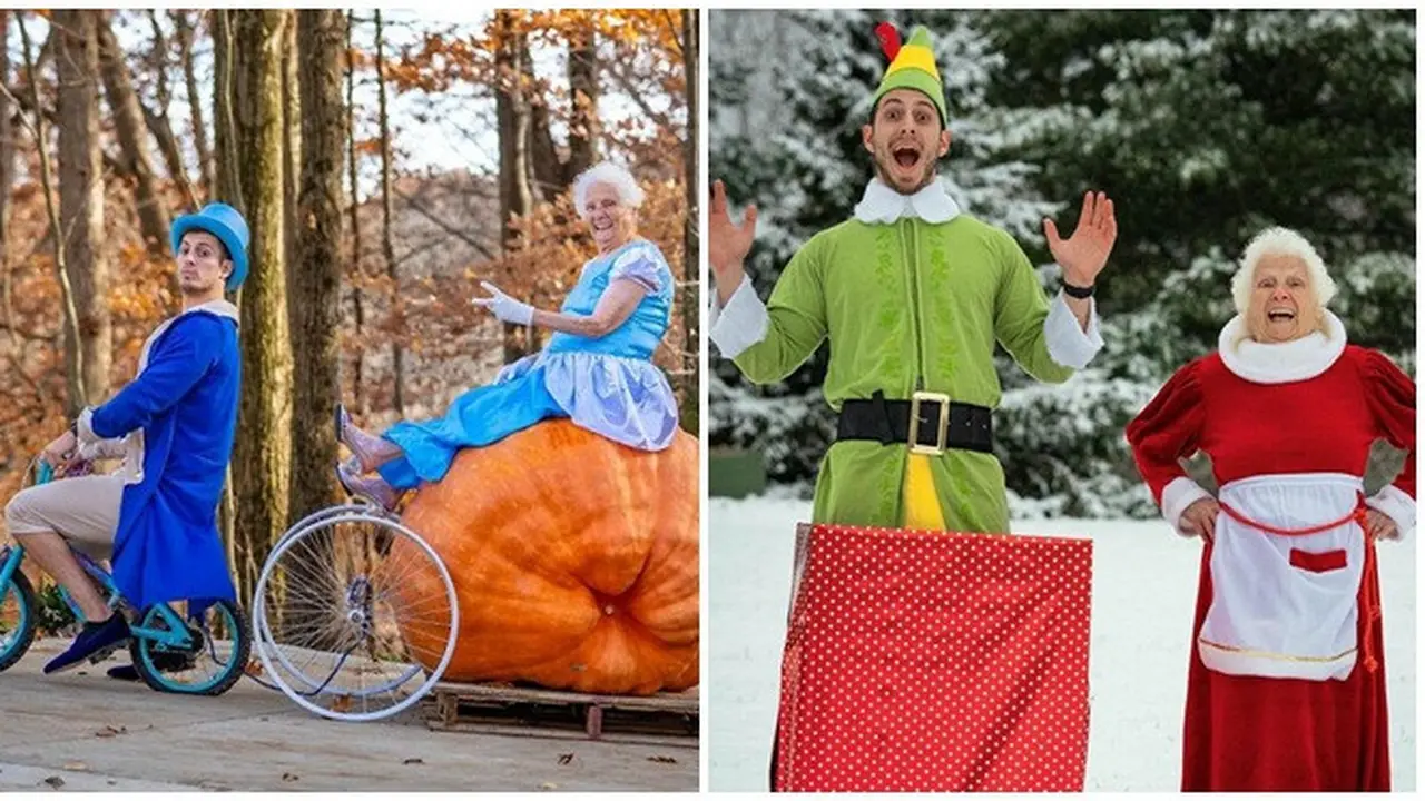 8 Potret Nenek dan Cucunya saat Lakukan Cosplay Ini Curi Perhatian