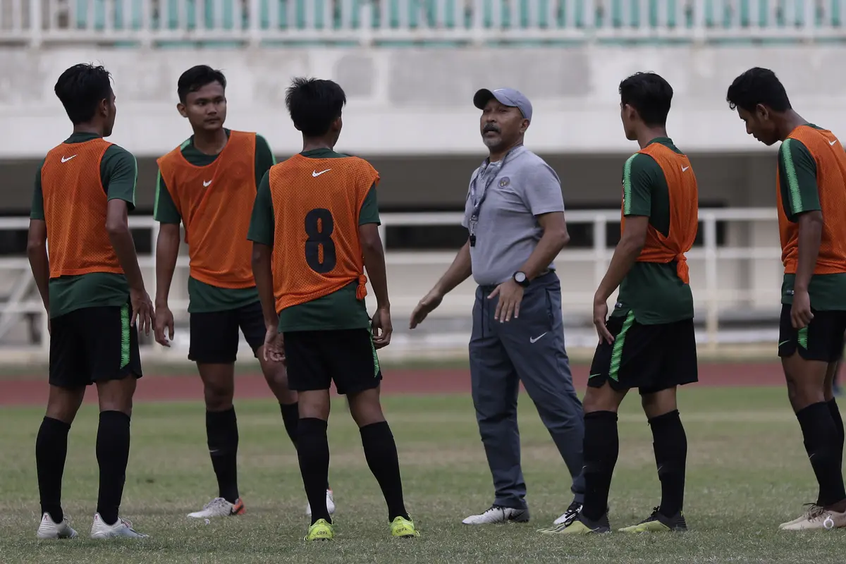Latihan Timnas Indonesia U-19