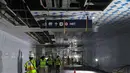 Proyek pembangunan MRT Jakarta Fase 2A di Stasiun MRT Monas, Jakarta, Rabu (22/07/2026). (KLY/ Budy Santoso)