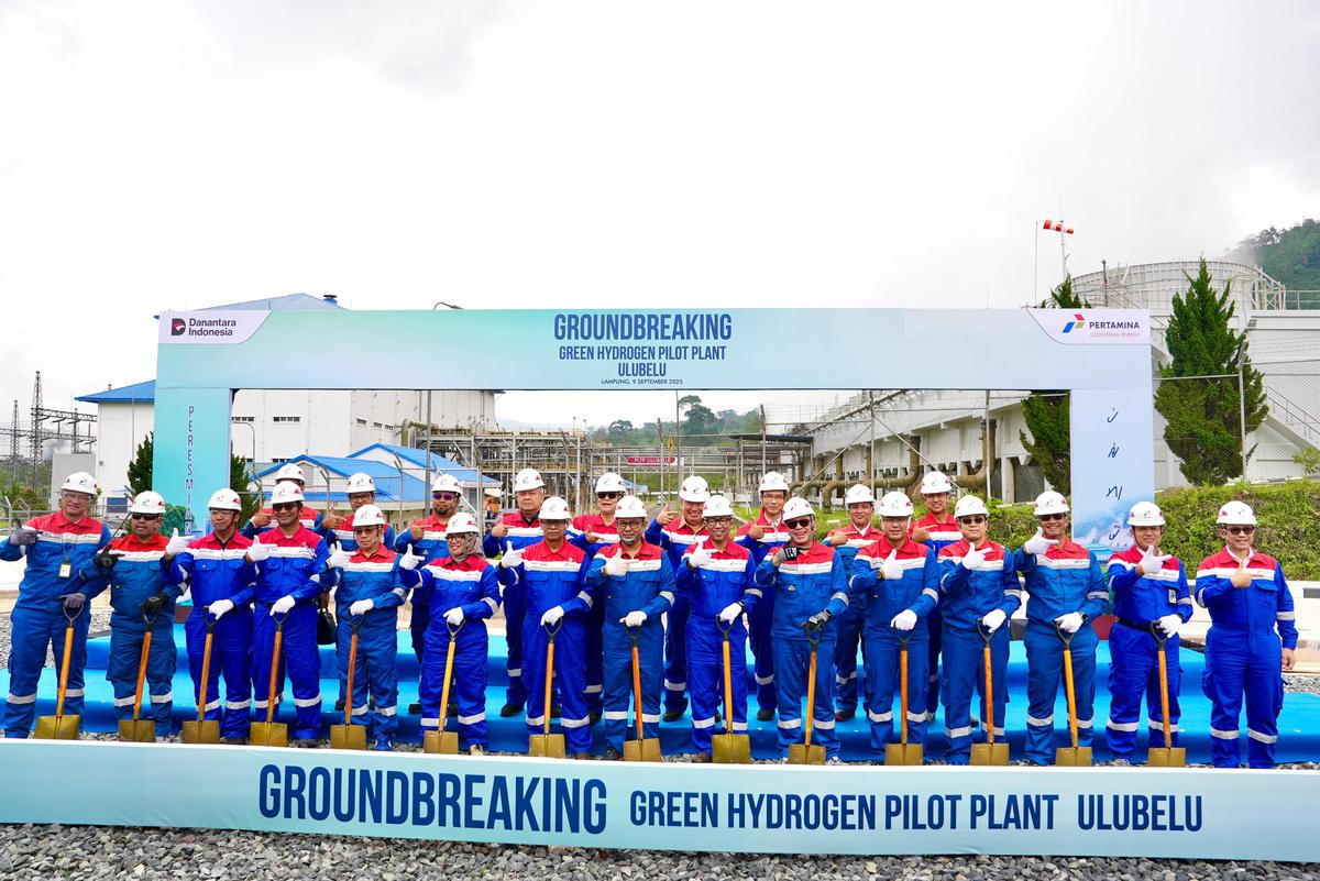 PT Pertamina Geothermal Energy Tbk (PGE) meresmikan Pilot Project Green Hydrogen (Hidrogen Hijau) Ulubelu di Kabupaten Tanggamus, Lampung