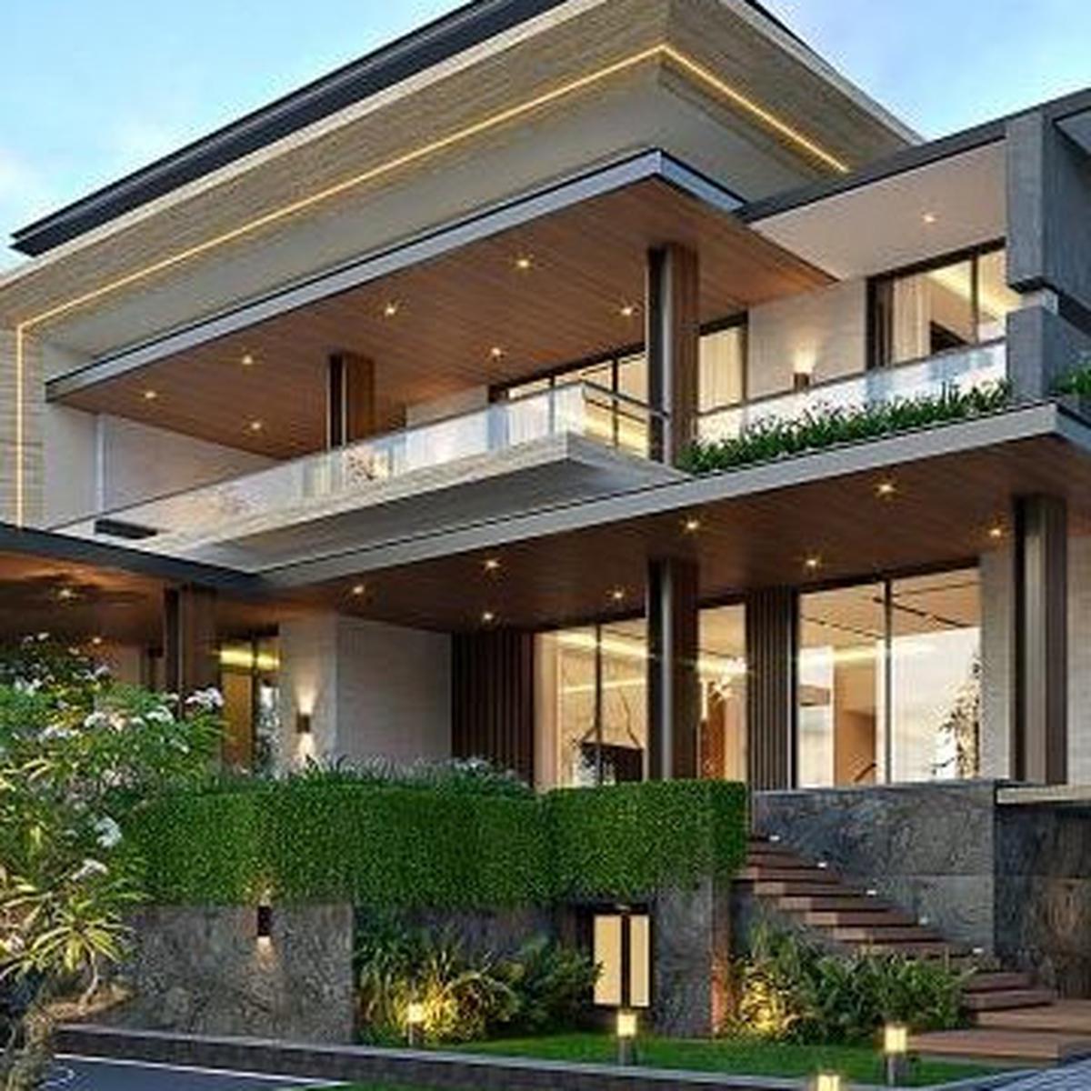 7 Desain Rumah 3 Lantai Dilengkapi Rooftop, Jadi Tempat Kumpul Keluarga yang Estetik
