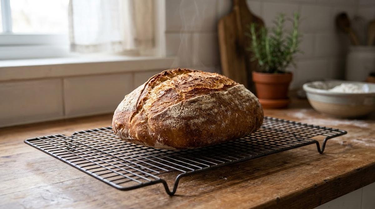 Dinginkan Roti di Atas Rak Kawat