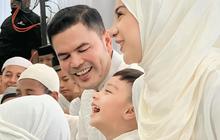 Potret Kebersamaan Irish Bella dan Haldy Sabri ke Pengajian, Kebersamaan Air Rumi dan Ayah Sambung Disorot
