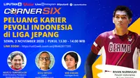 Banner Live Streaming Peluang Karier Pevoli Indonesia di Liga Jepang. (Liputan6.com/Triyasni)