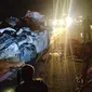 Kecelakaan maut di Tol Lampung, 1 tewas dan 5 luka-luka. (Liputan6.com/Istimewa).