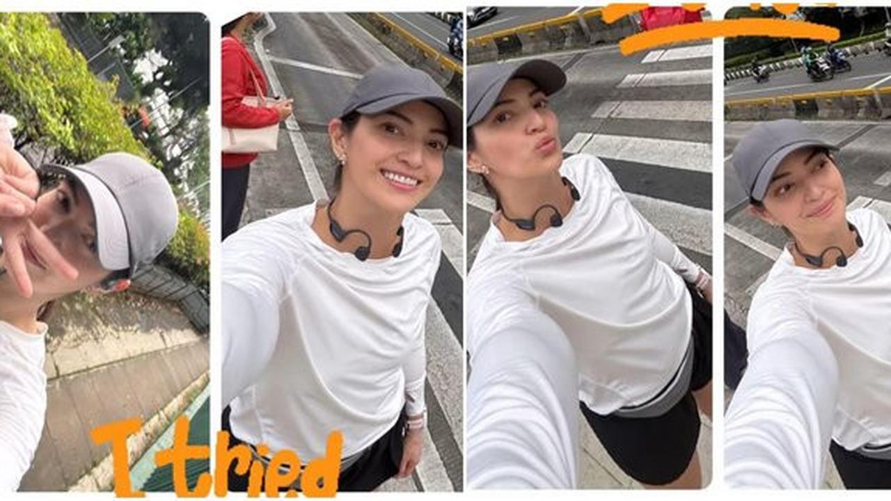4 Potret Natural Nia Ramadhani Ketika Jogging Pagi, Tetap Menawan Meski Tanpa Makeup