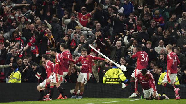 Foto: Malam Roller Coaster di Old Trafford, Harry Maguire Jadi Pahlawan Kemenangan MU