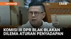 Komisi III DPR menggelar rapat dengan Kementerian Hak Asasi Manusia dan Komisi Hak Asasi Manusia. Rapat digelar di Komplek Parlemen, Jakarta, Senin (22/9/2025).