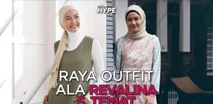Aktris cantik Revalina S Temat semakin cantik dengan tampilan berhijab. Yuk contek gaya busana Revalina untuk inspirasi busana Hari Raya.