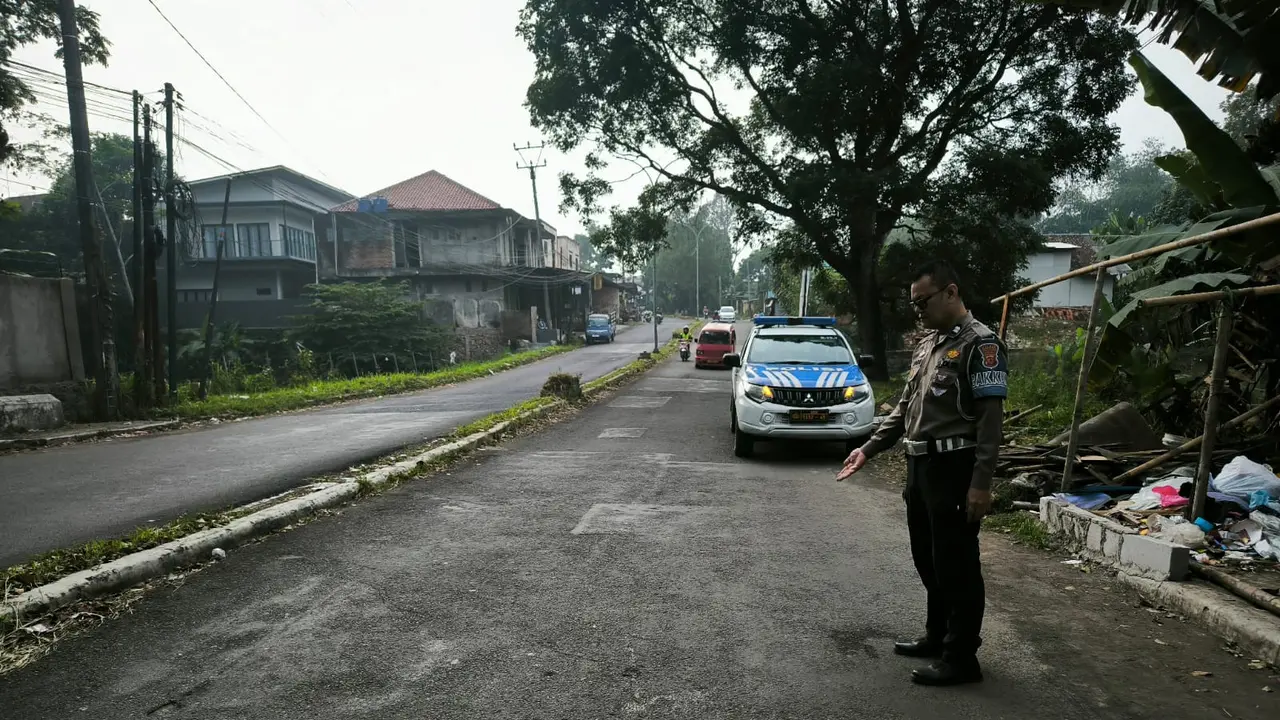 Pengemudi Wanita Tabrak Pejalan Kaki Lansia Hingga Tewas di Sukabumi