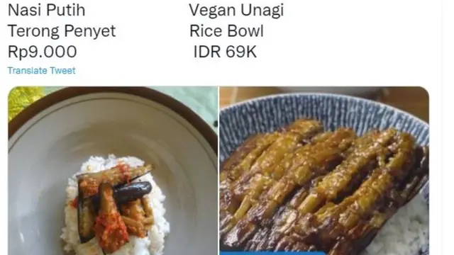 Sama-sama Nasi Terung, 2 Makanan Ini Beda Harganya Sampai Rp60 Ribu
