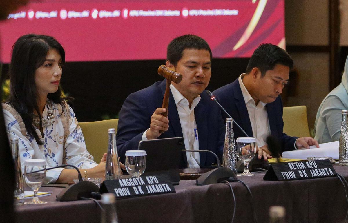 FOTO: Hasil Rekapitulasi Tingkat Provinsi, Pramono-Rano  Menang Satu Putaran Pilkad Jakarta 2024