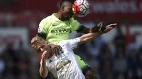 Kelechi Iheanacho cetak gol cepat untuk Manchester City (reuters)