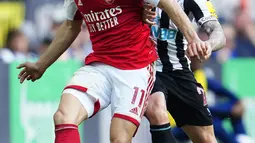 Arsenal menang atas tuan rumah Newcastle United dengan skor 2-0. (AP Photo/Jon Super)