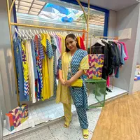 NASL By Nagita Slavina Rilis Koleksi dengan Sentuhan Denim. / Foto: Adinda Tri Wardhani - Fimela.com.