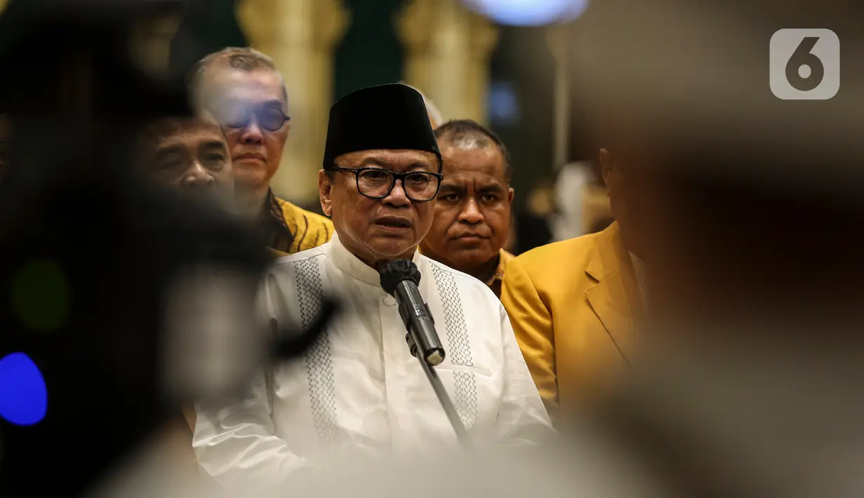 Ketua Umum Partai Hanura Oesman Sapta Odang menilai politikus PDIP tersebut memiliki banyak modal agar terpilih menjadi presiden berikutnya. (Liputan6.com/Johan Tallo)