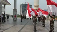Kirab Satu Negeri, GP Ansor Terima 17 Bendera Merah Putih (GP Ansor)