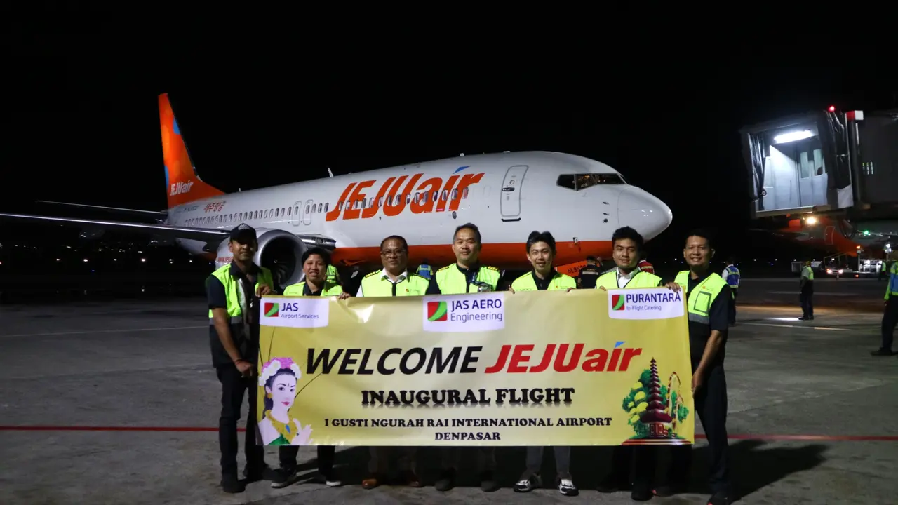 Jeju Air Buka Rute Baru, Layani Penerbangan Rute Seoul - Bali Setiap Hari