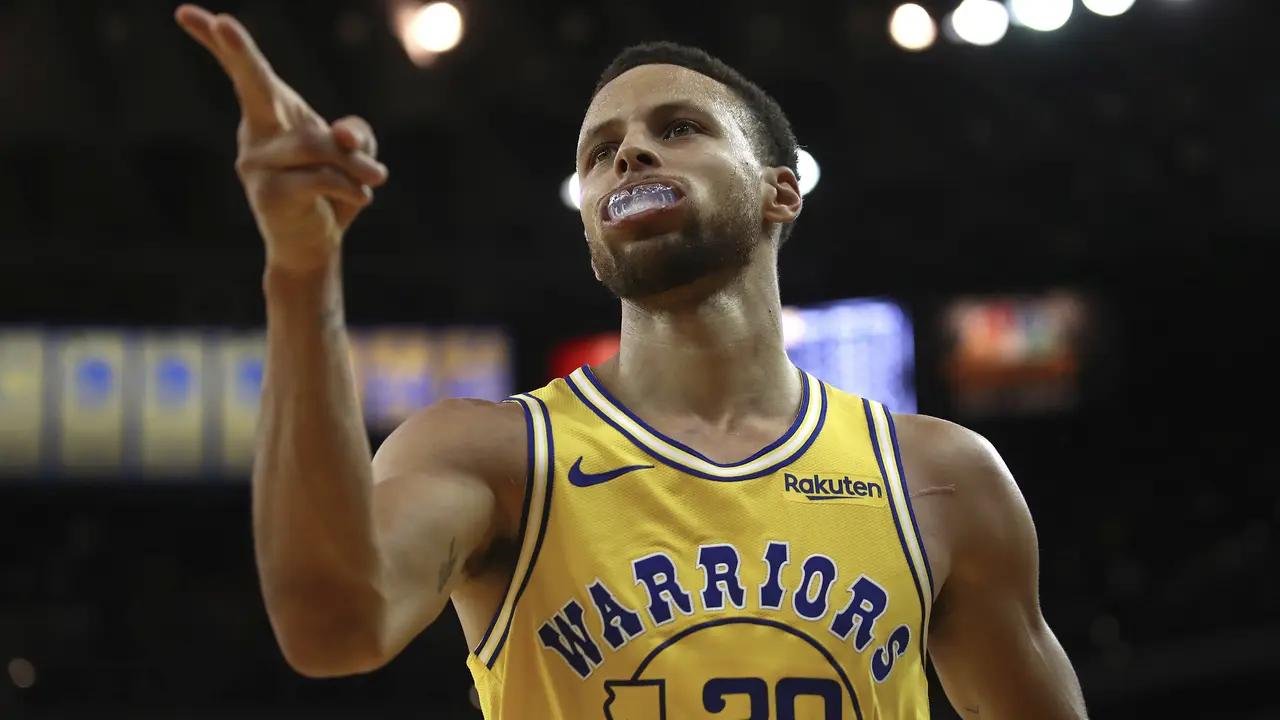 Selebrasi Stephen Curry