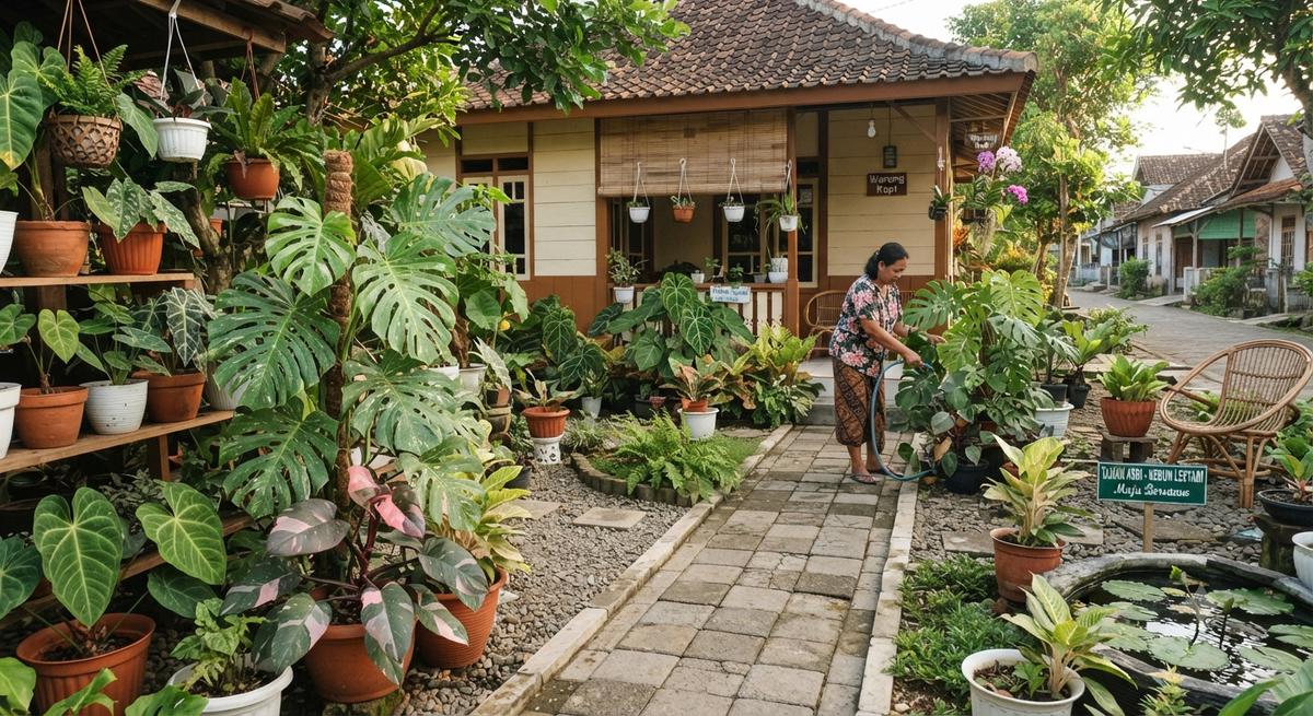 Tanaman yang terlihat mirip Monstera dan Philodendron
