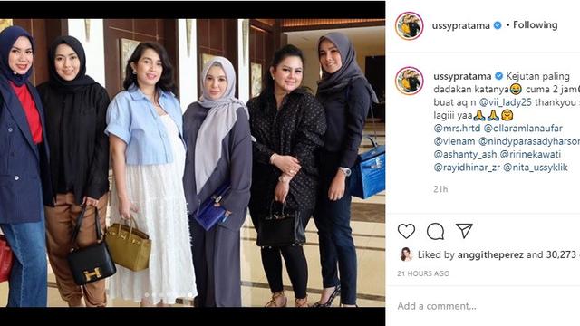 Ussy Sulistiawaty (Foto: Instagram/@ussypratama)