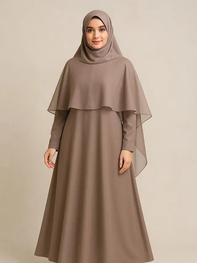 Model Gamis Syar’i A-Line Bahan Premium untuk Berbagai Acara