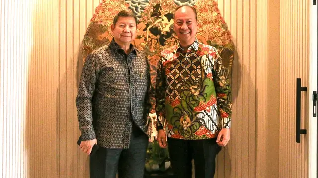Agus Gumiwang dan Hashim Djojohadikusumo