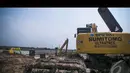 Karena permasalahan yang tengah dihadapi Pemda DKI terkait masalah pembebasan lahan yang belum selesai maka proyek waduk Marunda akhirnya tersendat, Jakarta, Selasa (19/8/2014) (Liputan6.com/Faizal Fanani)