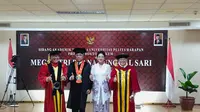 Dr. Meggy Tri Buana Tunggal Sari, SH., M.Kn., saat meraih gelar doktor hukum dalam Sidang Akademik Terbuka UPH di Kampus UPH, Sudirman, Jakarta Selatan. (Ist)