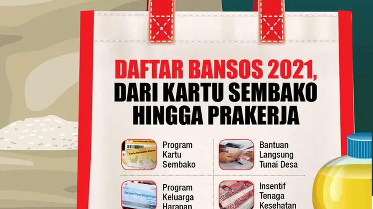 INFOGRAFIS: Daftar Bansos 2021, Dari Kartu Sembako Hingga Prakerja (Liputan6.com / Abdillah)