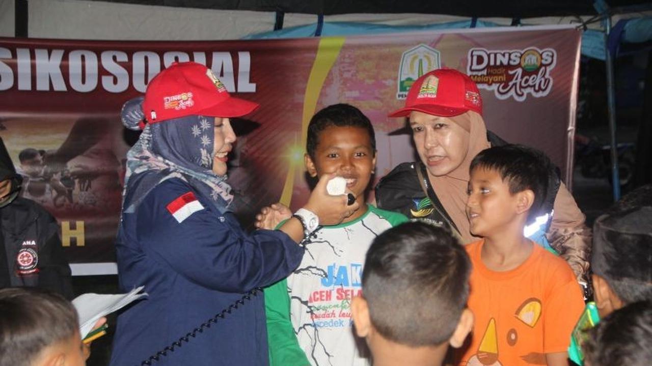 Dinsos Aceh Intensifkan LDP Anak Terdampak Banjir, Pulihkan Trauma di Bireuen dan Pidie Jaya