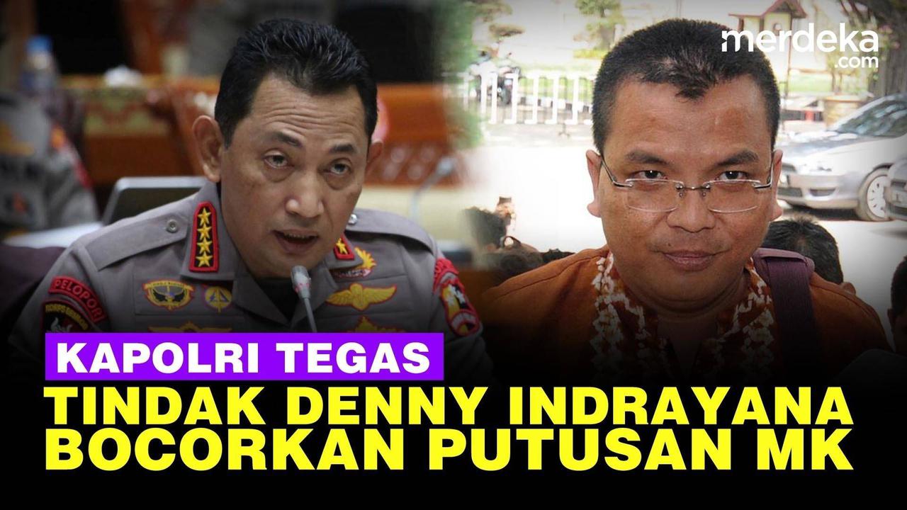 VIDEO: Kapolri Respon Tegas Mahfud Soal Denny Indrayana