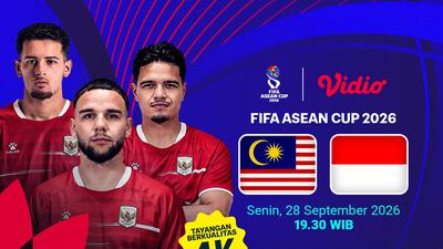 FIFA ASEAN Cup 2026 - Malaysia vs Indonesia: Modal Kemenangan pada Laga Pembuka di Vidio