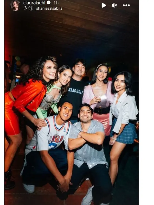 8 Potret Artis di Pesta Ultah Anya Geraldine, BCL dan Tiko Serasi Bergaya 90-an