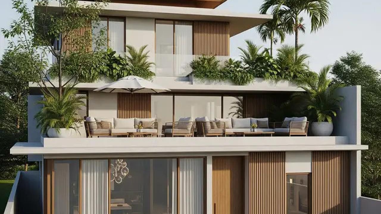 8 Model Rumah Sederhana Tapi Mewah dengan Atap Datar dan Rooftop, Inspirasi Hunian Masa Kini