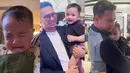 Sempat menangis karena saat video call tak direspon sang ayah karena sibuk pekerjaan. Akhirnya, Rayyanza bisa bertemu sang ayah di Singapura.  Berikut beberapa potret bahagia Rayyanza alias Cipung ketemu Raffi Ahmad. [Youtube/Rans Entertainment]