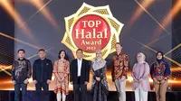 Para produsen pemenang Top Halal Award 2023. (dok. Liputan6.com/Dinny Mutiah)