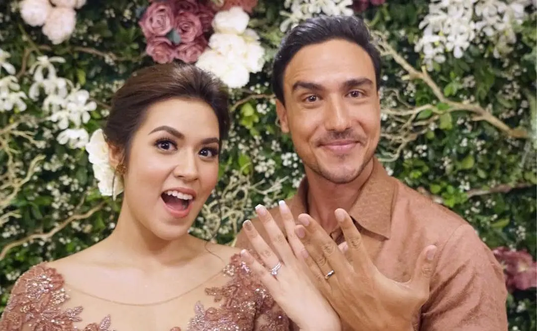 Raisa dan Hamish Daud resmi tunangan [foto: instagram.com/thebridestory]