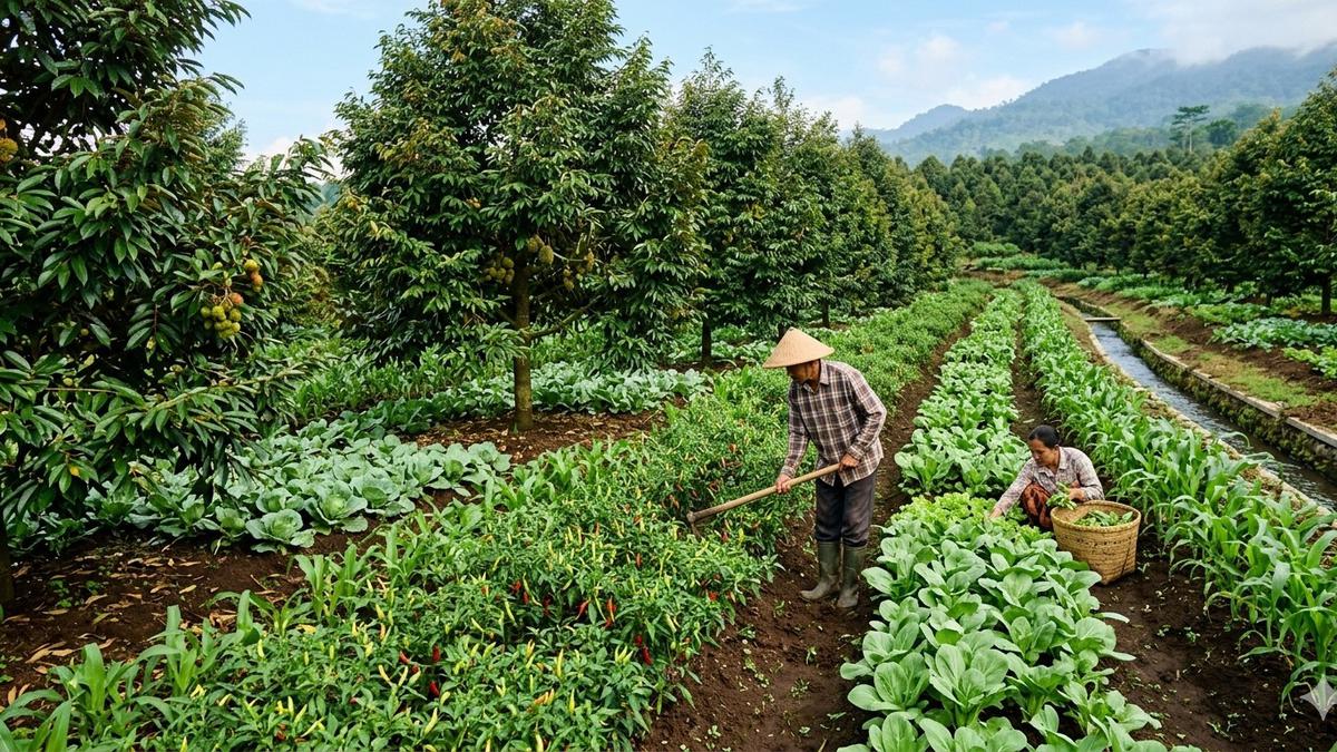 Perbedaan Pohon Buah Evergreen dan Musiman di Indonesia