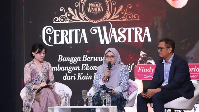 Findmeera Dailywear di Panggung Parade Wastra Nusantara (foto/dok: fimela.com)