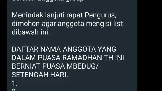 6 Chat Nyeleneh Orang Enggak Puasa di Bulan Ramadhan Ini Bikin Geleng Kepala