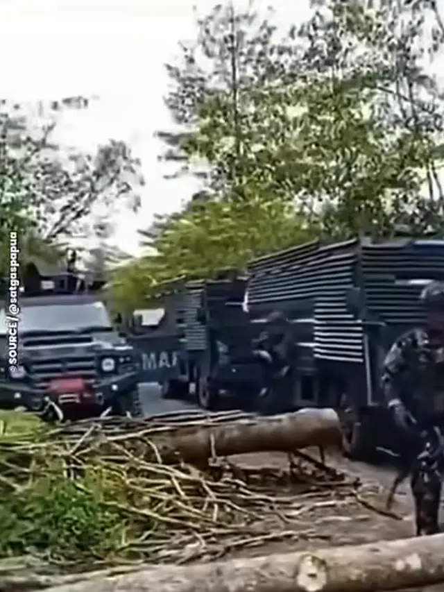 Viral Video Marinir Diadang KKB