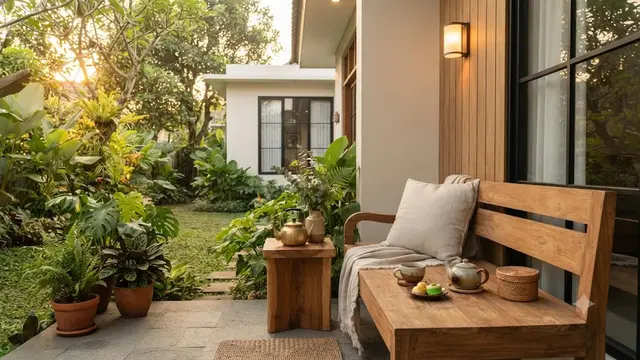 Inspirasi Teras Berkonsep Tea Corner