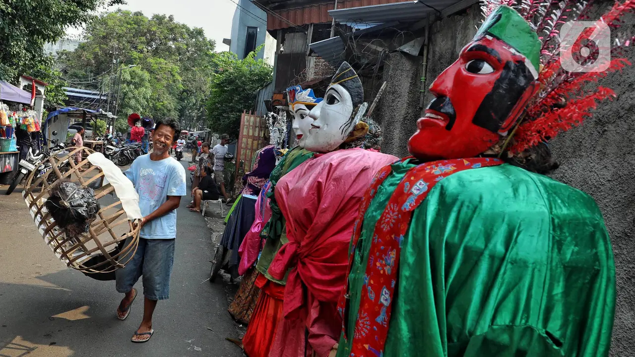 Hargai Ikon Budaya Betawi, Ondel-ondel Dilarang untuk Mengamena