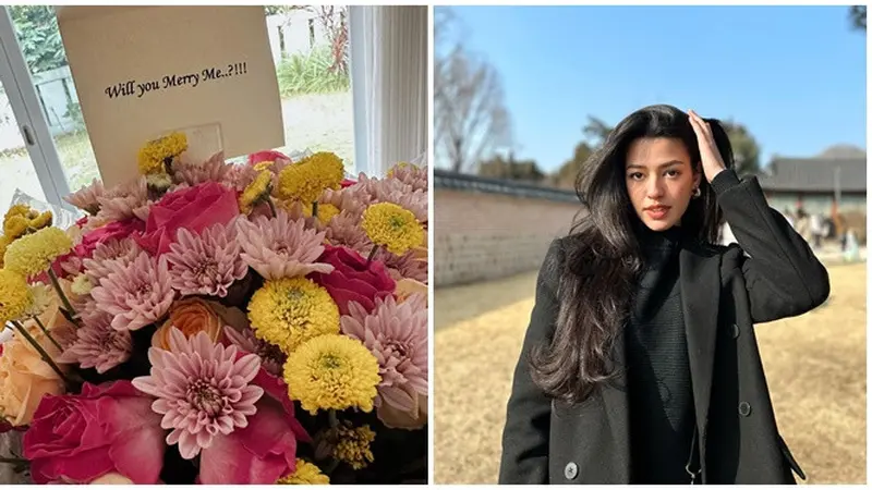 Pamer Buket Bunga Sudah Dilamar Kekasih, Ini 6 Potret Susan Sameh di Tahun 2024
