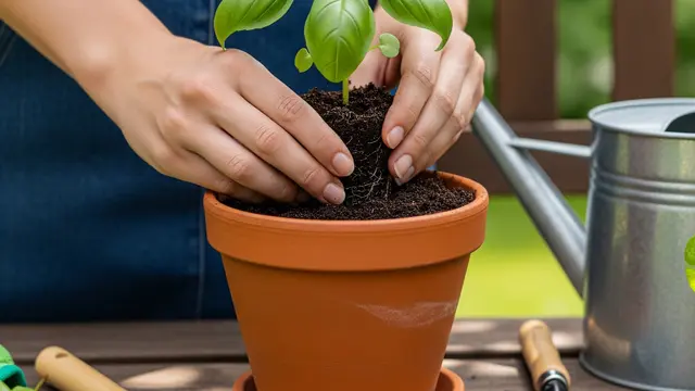 Menanam Kemangi di Pot